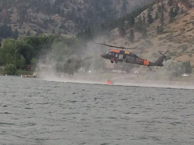 Holter Lake fire