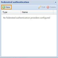 New Federated authentication