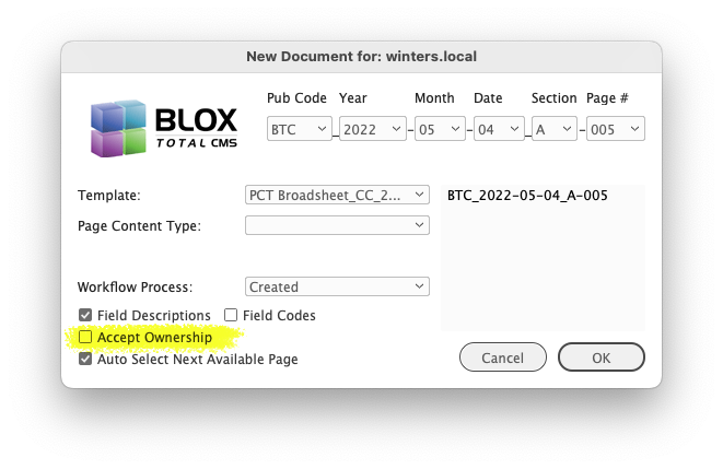 3510 New Document Dialog showing Accept Ownership but Not As Backup Document or Number of Pages.png