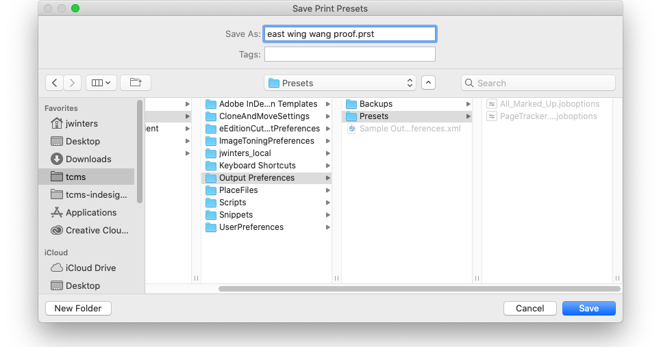 How to Load Print Presets in Adobe InDesign | Output | help.bloxdigital.com