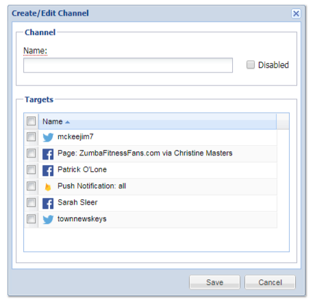 create - edit channel popup