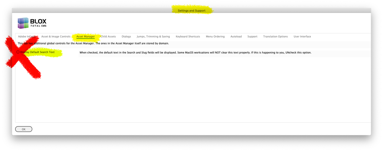 Display Default Search Text