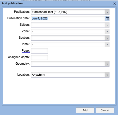 Budgeting to an Edition Using the Asset Managers' Publications Accordion