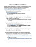 GAM Small Business Instructions