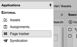 Accessing Page Tracker