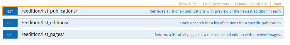 e-Edition list_publications