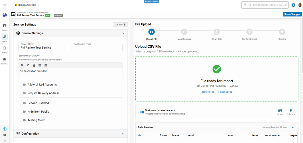 AI Smart Subscriber Import