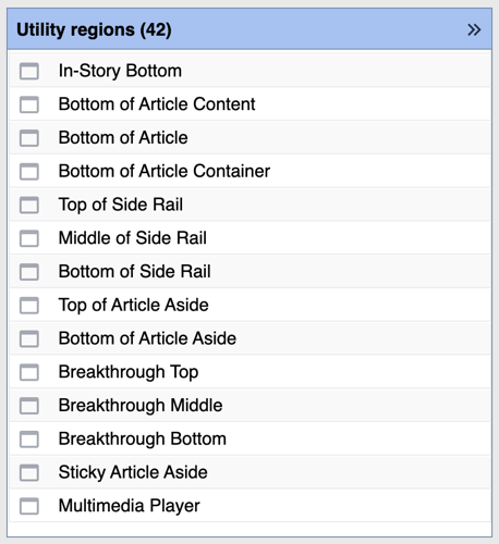 Breakthru Utility Regions