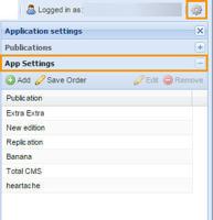 Application settings App Settings