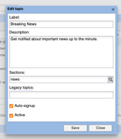 In-Article Notification Promotion
