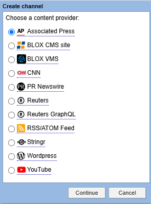 Syndication Channels
