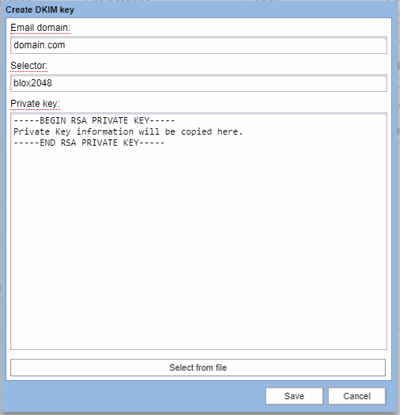 DKIM screen