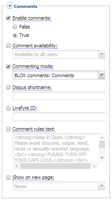 livefyre comments in page customizations