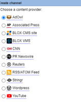 Review of available Syndication Channels