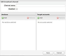 Broadcast Channels New