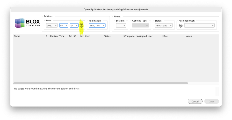3508 + and - buttons in Open by Status.png