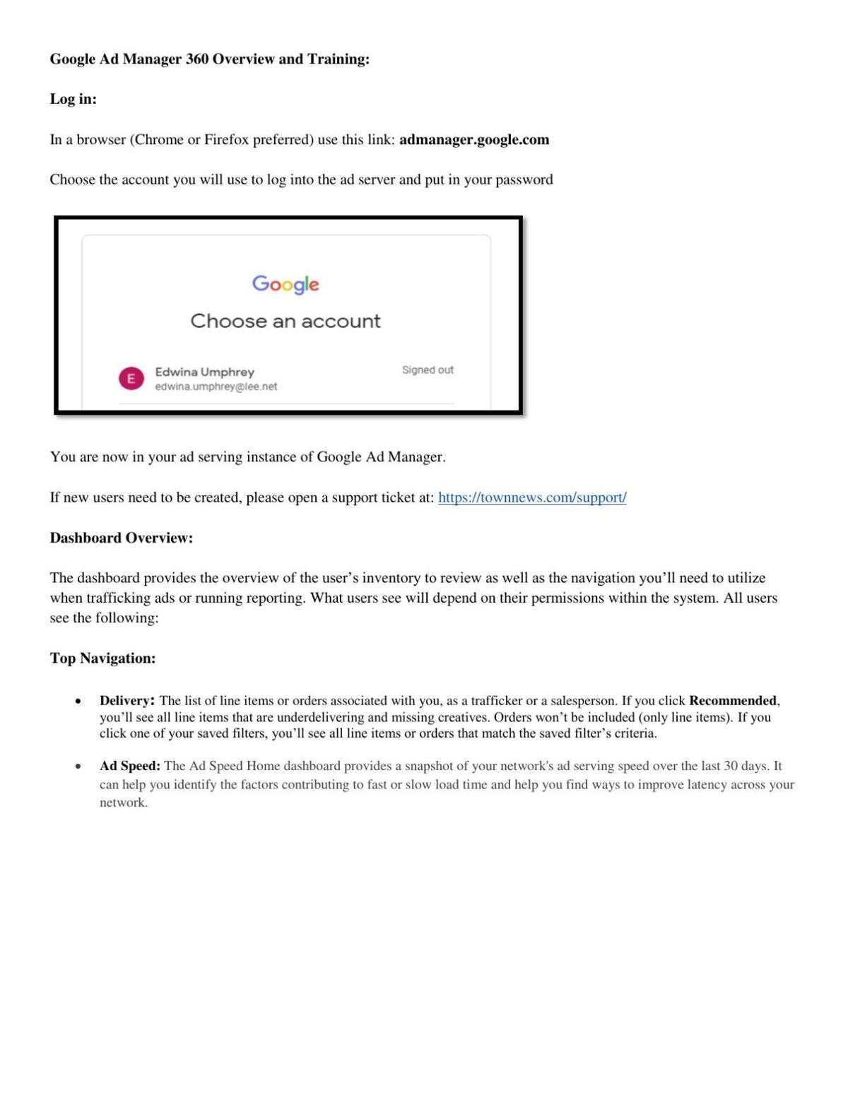 Google Ad Manager Set up