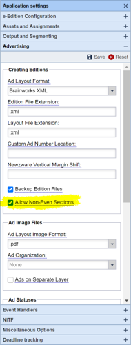 Allow Non-Even Sections ENABLED in Advertising accordion in Page Tracker Application Settings.png