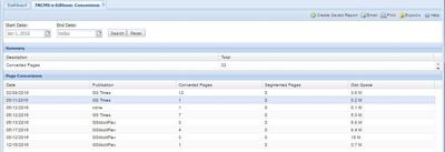 Analytics e-Editions Storage