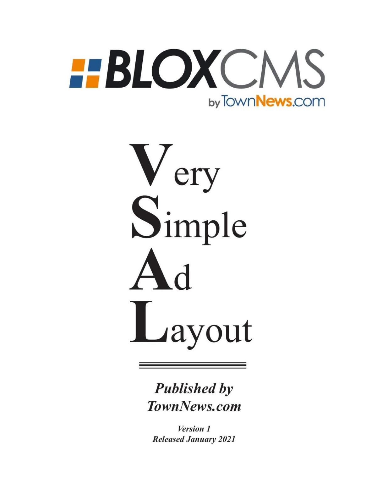 Very Simple Ad Layout (V_Sal) Add-on for BLOX Total CMS