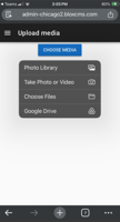 Uploading videos to BLOX from mobile devices