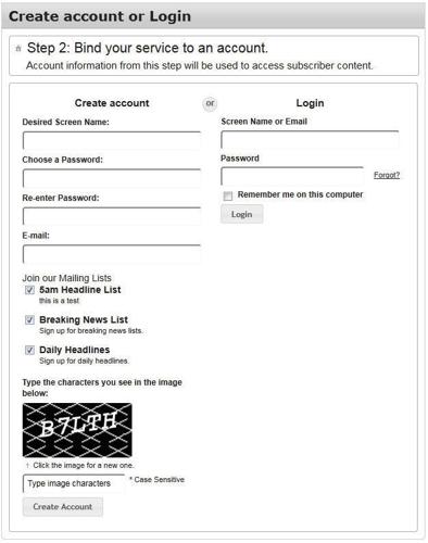 step 2 | front end | subscription | community