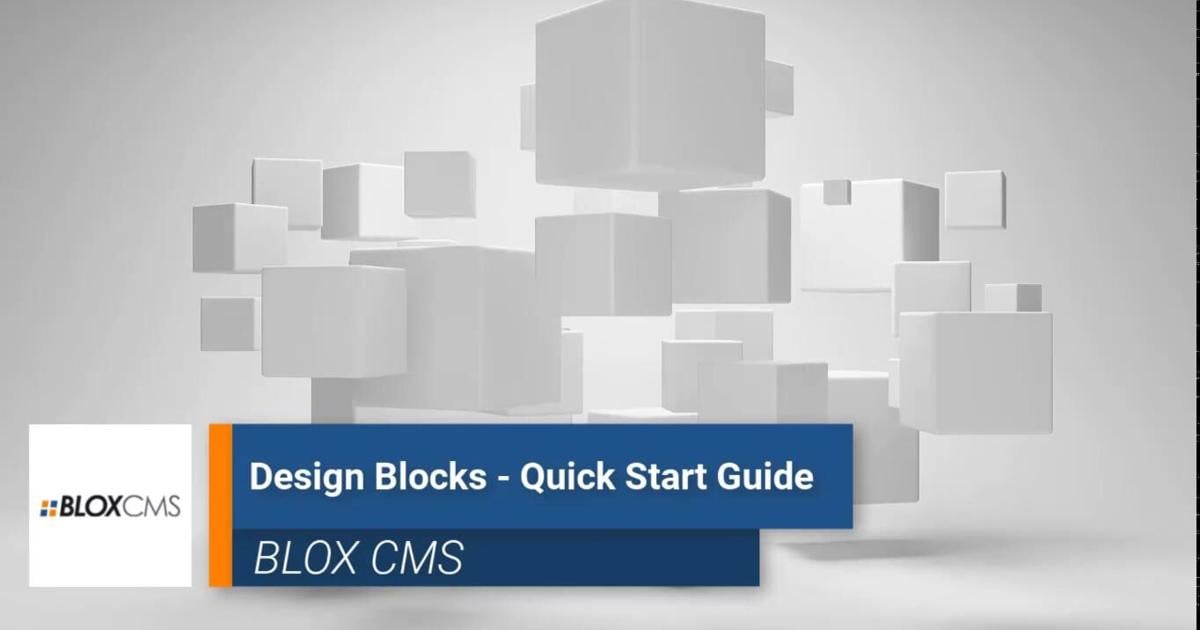 Block Digital Design Design Blocks - Quick Start Guide | Design | help.bloxdigital.com