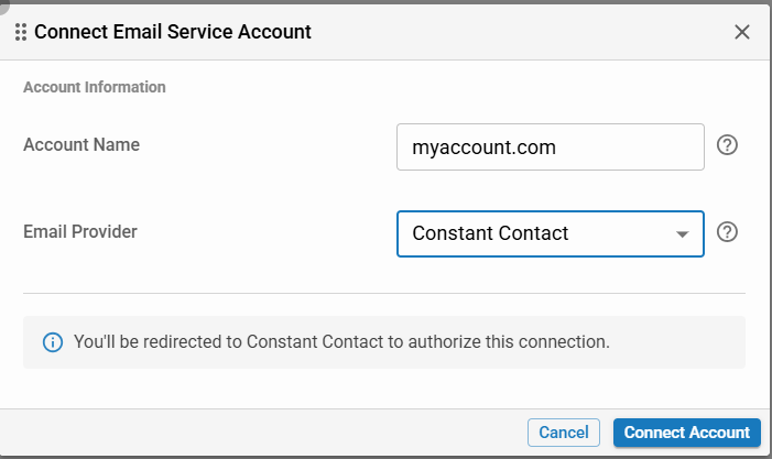 Email Reach Account Setup