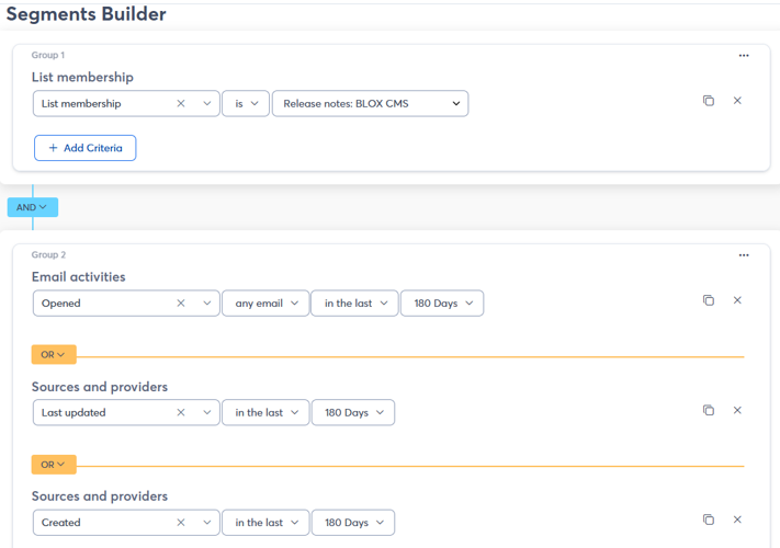 Constant Contact: 180-day actives