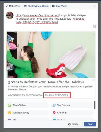 Facebook Author