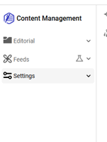 Content Management Settings