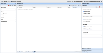 BLOX Comments Overview