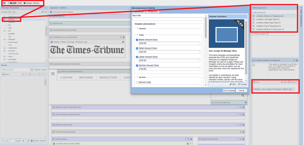 Add ad block to eedition