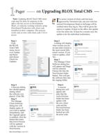 Upgrading BLOX Total CMS