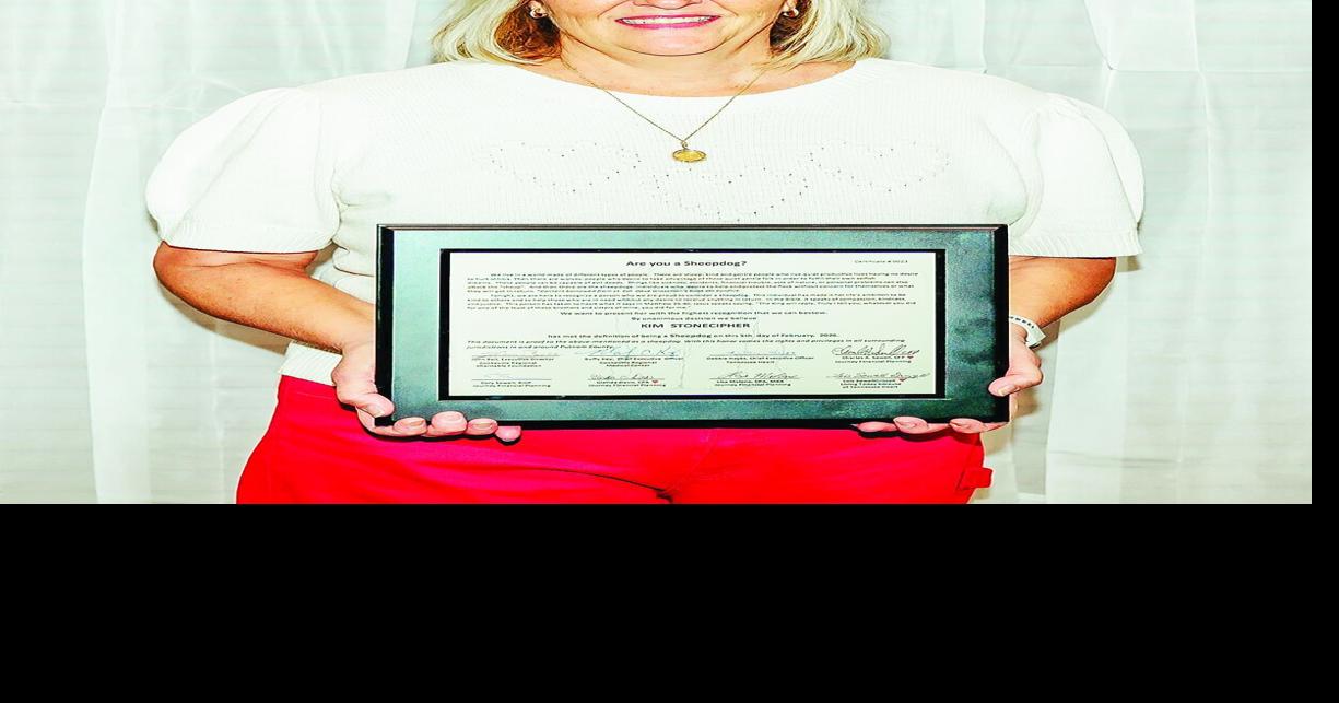 Stonecipher receives 'Sheepdog' award | News | herald-citizen.com