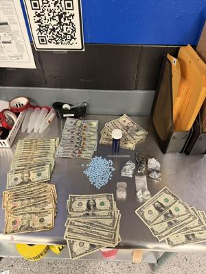 Two arrested for drugs following traffic stop