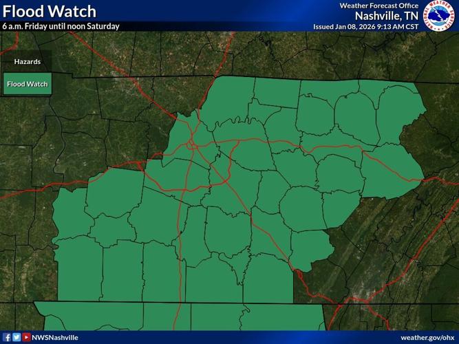 Putnam under flood watch Friday | News | herald-citizen.com