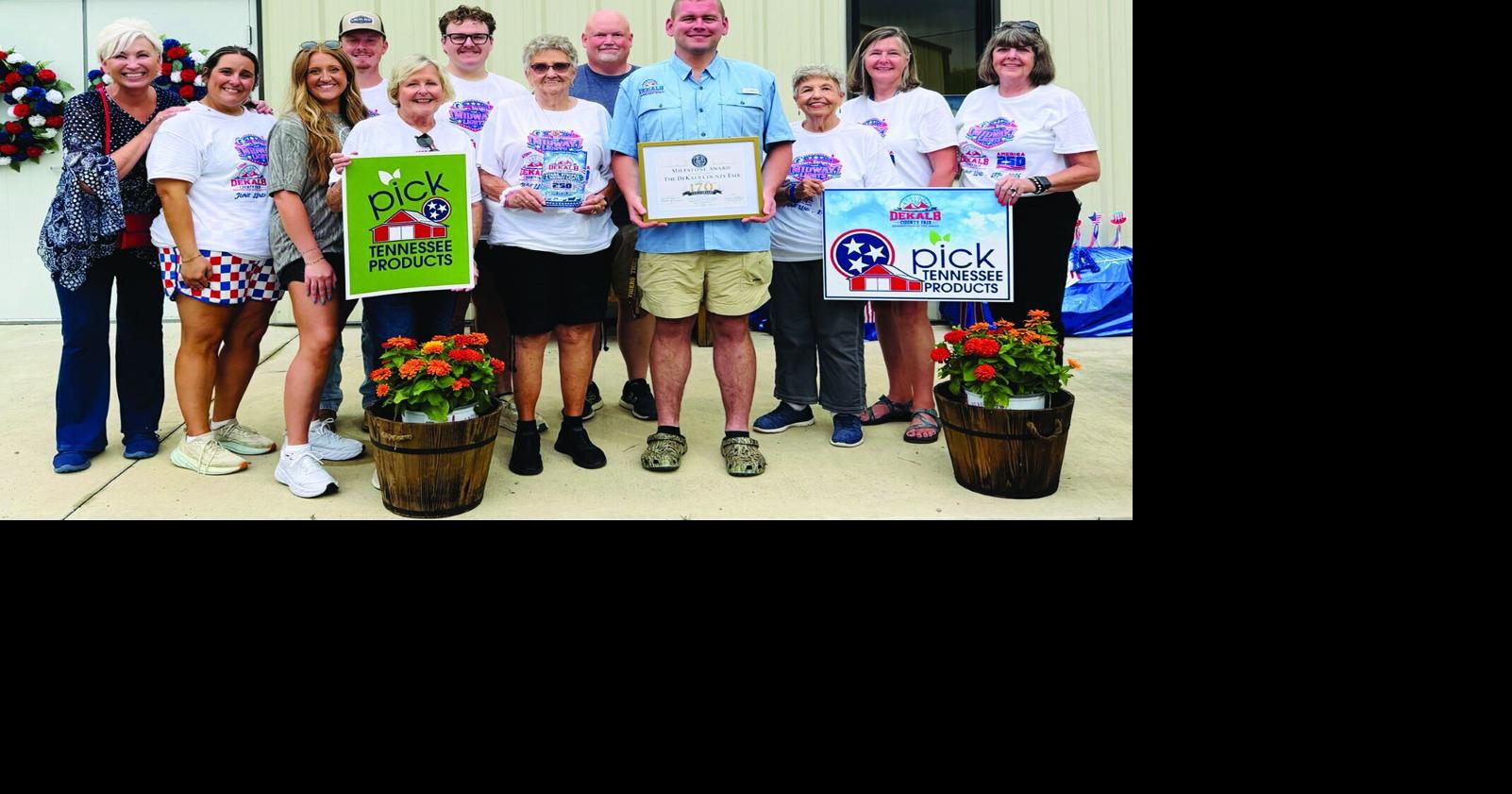 Smithville-DeKalb County Chamber Presents 170-Year Milestone Award to DeKalb County Fair