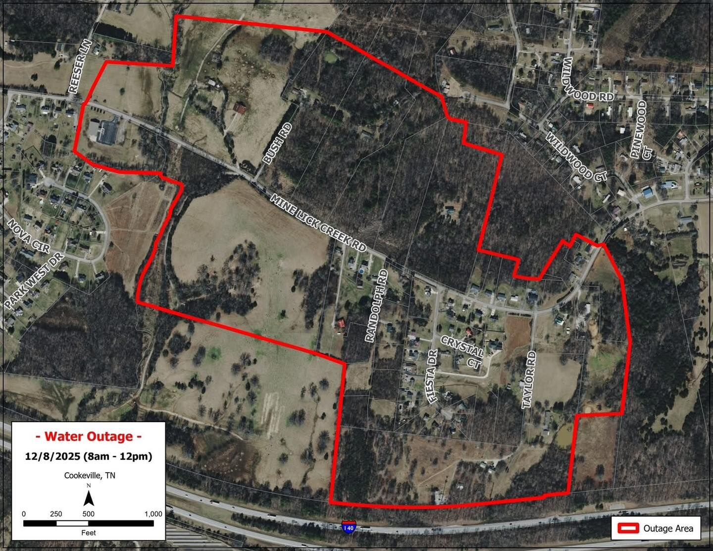 Water outage Tuesday for some Cookeville residents | News | herald ...