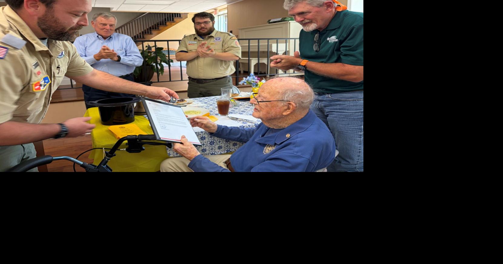 Scouting honors Bigbee for 60 years