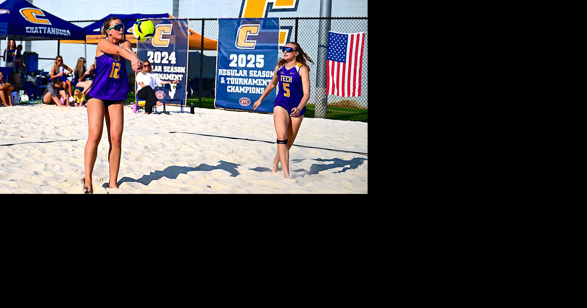 Tech beach volleyball struggles at OVC Play Day
