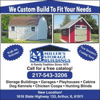 MILLER STORAGE BUILDINGS - Ad from 2024-05-04
