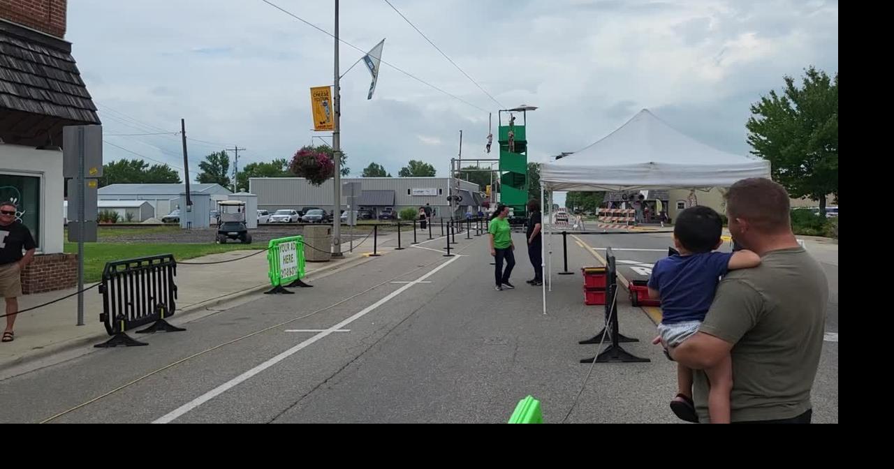 See Arthur Cheese Festival zipline