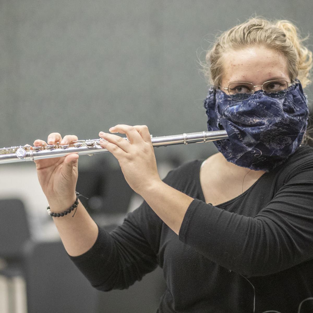 Watch Now Millikin University Student Designs Masks For Flute Players Education Herald Review Com