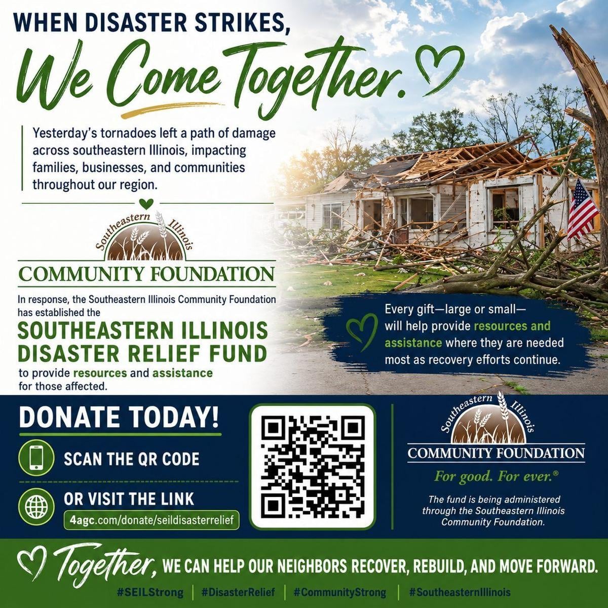 Southeastern Illinois Disaster Relief Fund has been established