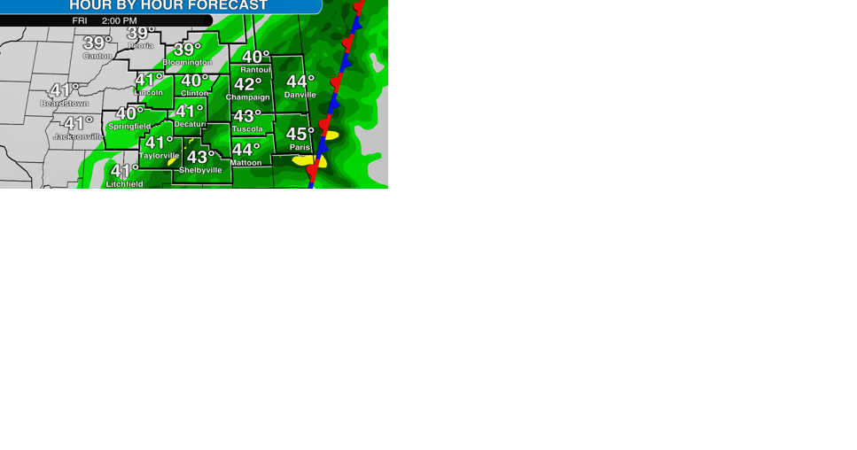 Falling temperatures and rain likely Friday in central Illinois - Vimarsana News