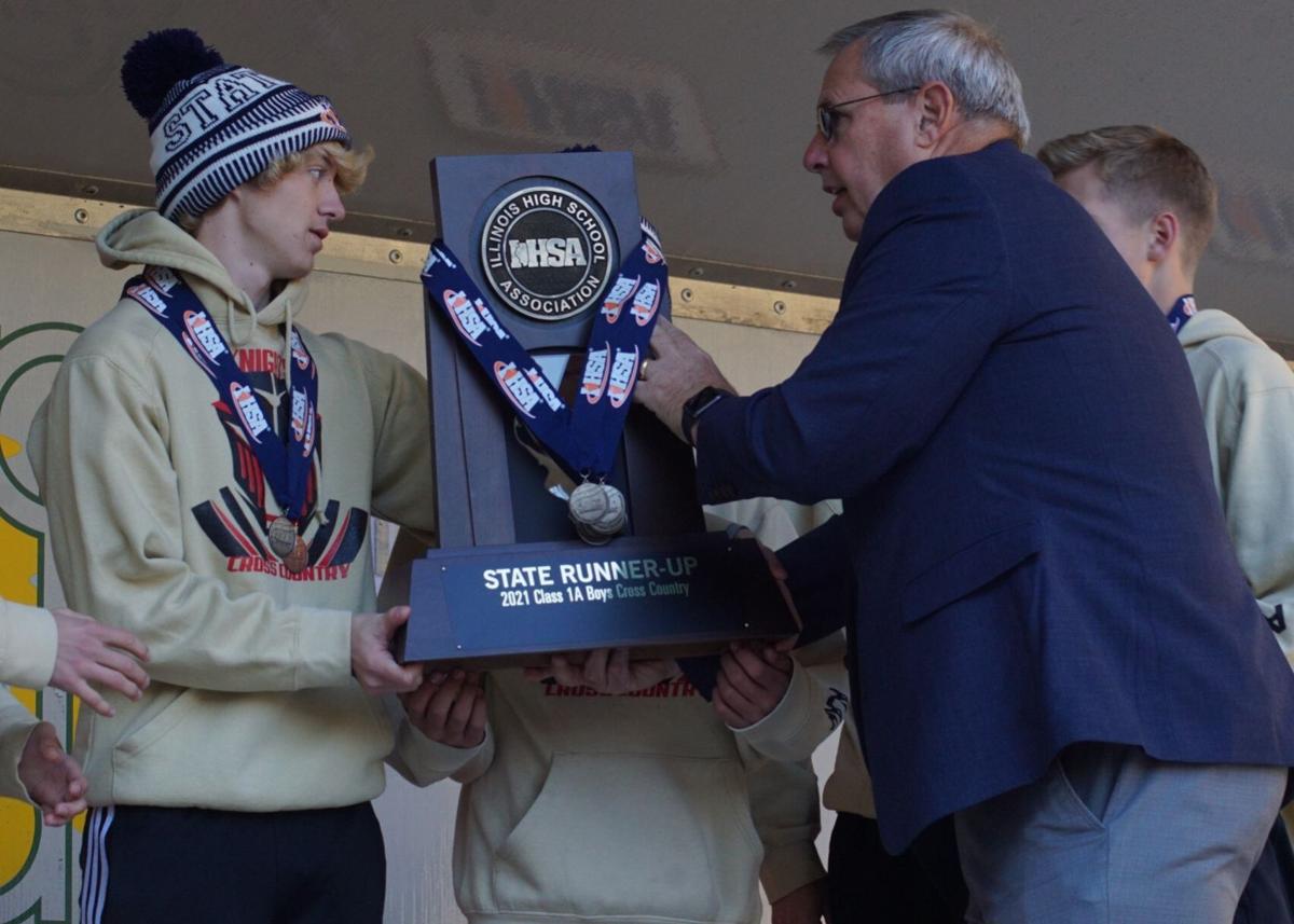 ALAH boys cross country team second at IHSA Class 1A State Meet