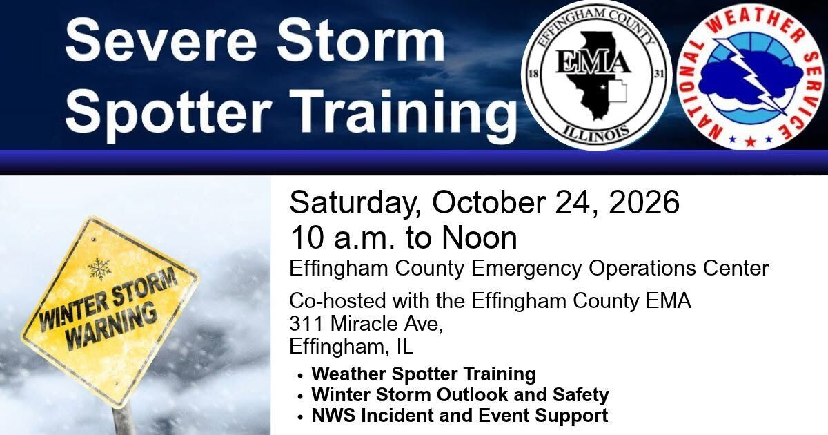 Severe Storm Spotter Training in Effingham