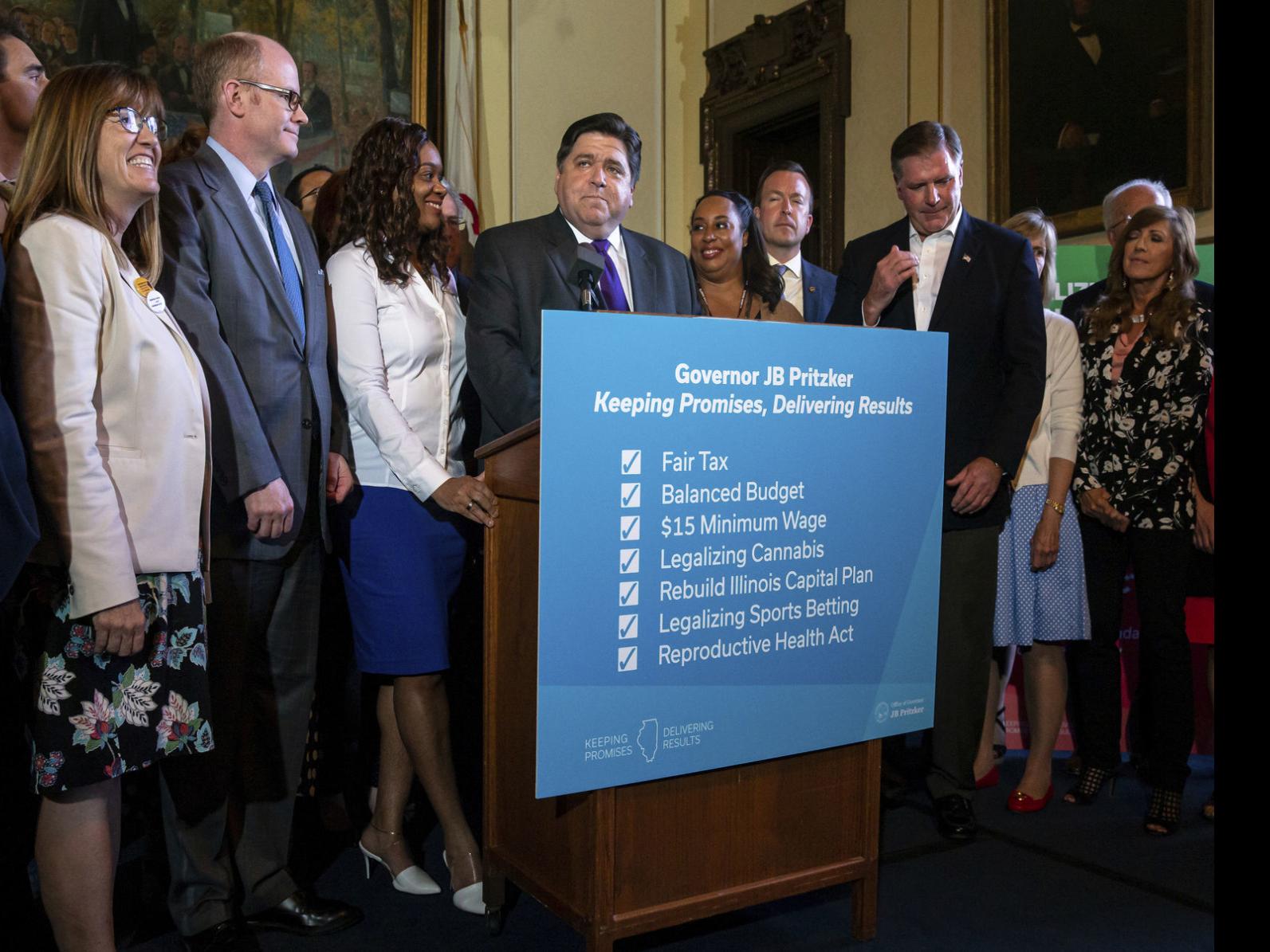 Legal Marijuana Is Coming To Illinois As Gov Pritzker Signs Bill He Calls An Important And Overdue Change To Our State State And Regional Herald Review Com