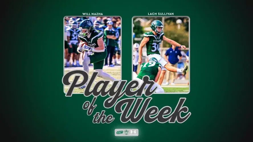 Nazha and Sullivan Reel in CCIW Honors